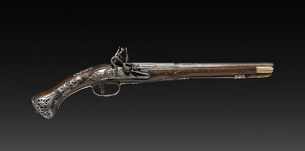 Flintlock Pistol, 1788. Creator: Unknown
