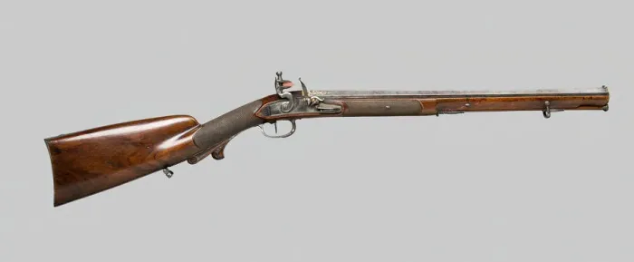 Framed Print : Flintlock Rifle, France, northeastern, c. 1800 / 04. Creators: Unknown Framed Print : Flintlock Rifle, France, northeastern, c. 1800 / 04. Creators: Unknown