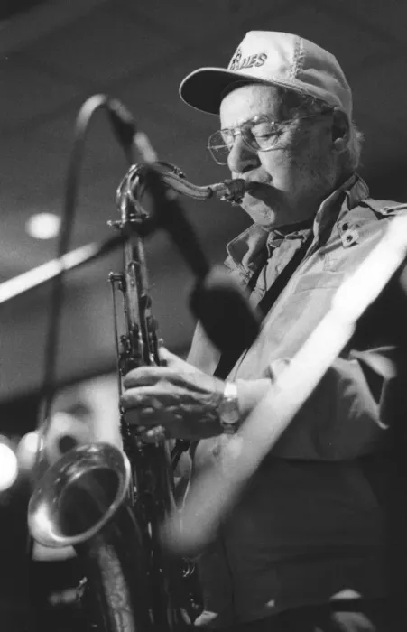 Framed Print : Flip Phillips, The March of Jazz, Clearwater Beach, Florida, USA, 1997 Framed Print : Flip Phillips, The March of Jazz, Clearwater Beach, Florida, USA, 1997