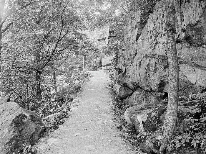 Framed Print : Flirtation Walk, [United States Military Academy], West Point, N.Y. c1905. Creator: Unknown