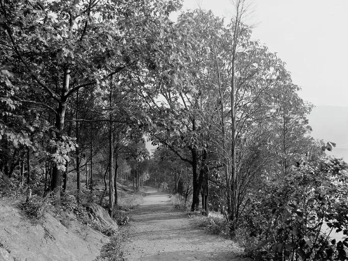 Framed Print : Flirtation Walk, West Point, N.Y. c.between 1910 and 1920. Creator: Unknown Framed Print : Flirtation Walk, West Point, N.Y. c.between 1910 and 1920. Creator: Unknown