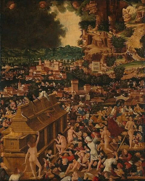 The Flood, 1450-1499. Creator: Anon
