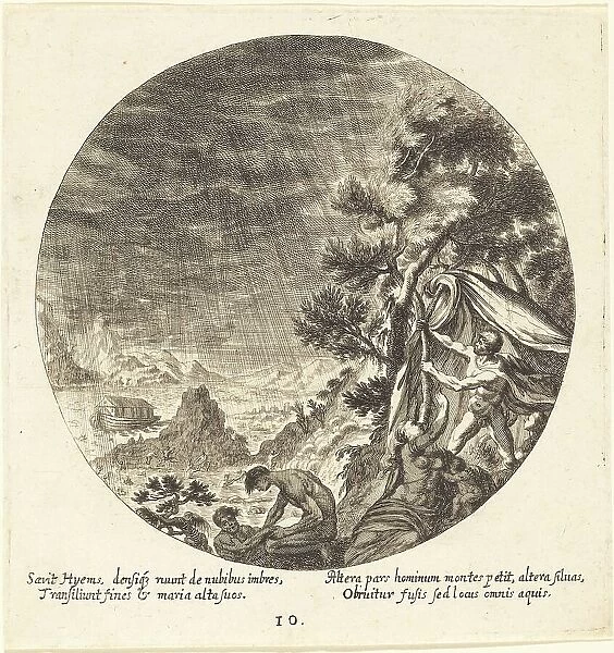 The Flood, 1665. Creator: Georg Andreas Wolfgang