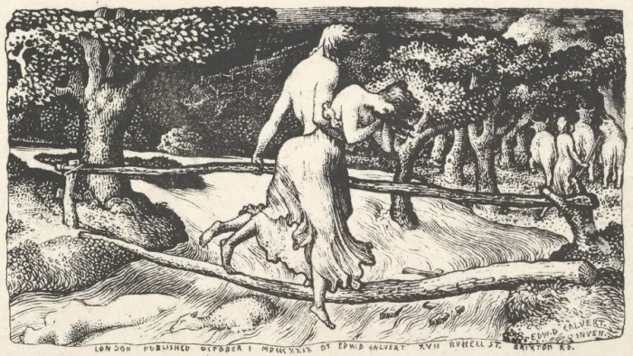 Framed Print : The Flood, 1829. Creator: Edward Calvert Framed Print : The Flood, 1829. Creator: Edward Calvert