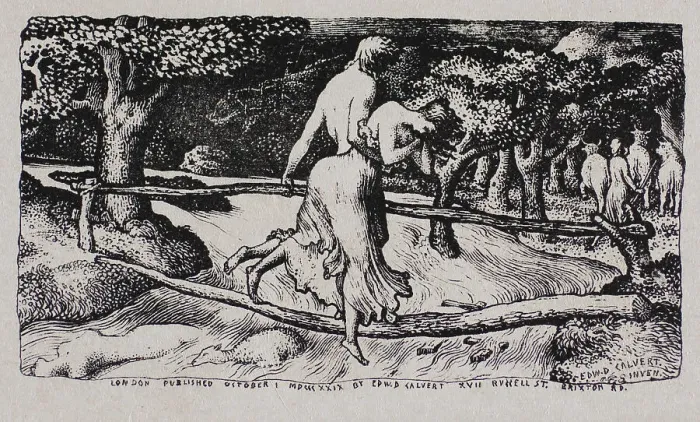 Framed Print : The Flood, n.d. Creator: Edward Calvert Framed Print : The Flood, n.d. Creator: Edward Calvert