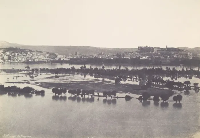 Framed Print : The Floods of 1856, Avignon, 1856. Creator: Edouard Baldus Framed Print : The Floods of 1856, Avignon, 1856. Creator: Edouard Baldus