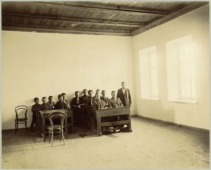 Framed Print : Top floor. III class, 1898. Creator: Unknown Framed Print : Top floor. III class, 1898. Creator: Unknown
