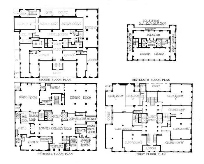 Framed Print : Floor plans, the Fraternity Clubs Building, New York City, 1924 Framed Print : Floor plans, the Fraternity Clubs Building, New York City, 1924