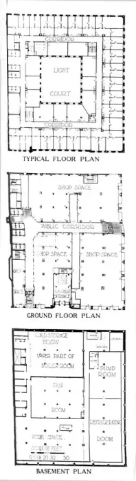 Framed Print : Floor plans, the SW Straus & Co Building, Chicago, Illinois, 1924 Framed Print : Floor plans, the SW Straus & Co Building, Chicago, Illinois, 1924