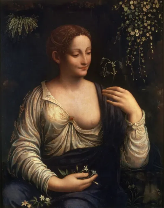 Framed Print : Flora, c1510-c1515. Artist: Francesco Melzi Framed Print : Flora, c1510-c1515. Artist: Francesco Melzi