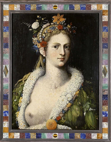Flora meretrix, ca 1590. Creator: Arcimboldo, Giuseppe (1527-1593)