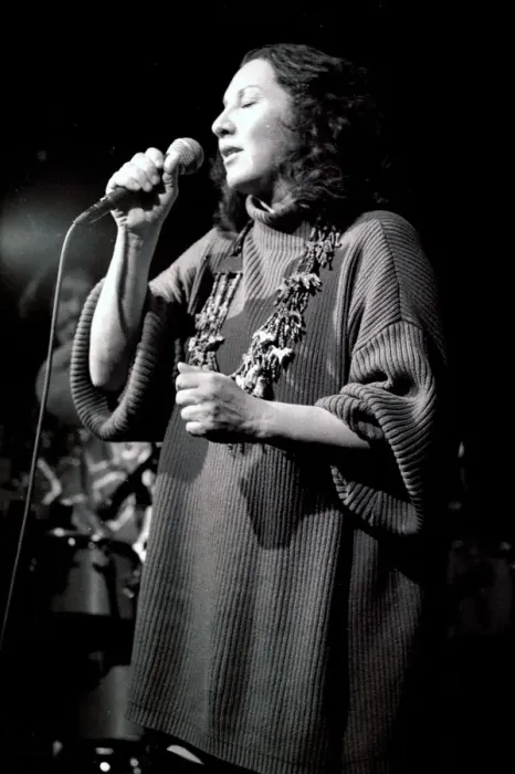 Framed Print : Flora Purim, Ronnie Scotts, London, 1993. Artist: Brian O Connor Framed Print : Flora Purim, Ronnie Scotts, London, 1993. Artist: Brian O Connor