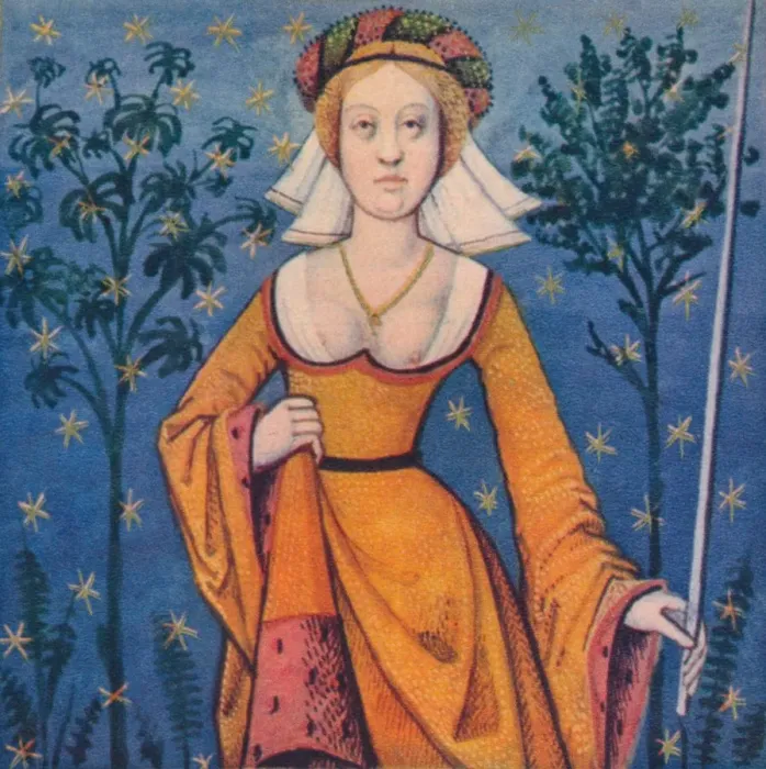 Framed Print : Flore - Deesse Des Fleurs, 1403, (1939). Artist: Master of Berrys Cleres Femmes Framed Print : Flore - Deesse Des Fleurs, 1403, (1939). Artist: Master of Berrys Cleres Femmes