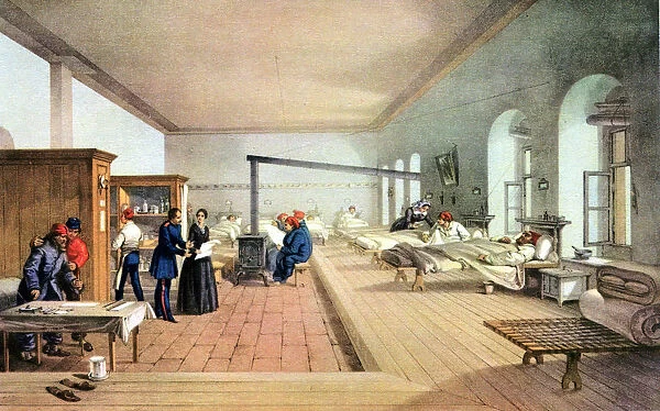Florence Nightingale (1820-1910), English nursing pioneer and hospital reformer