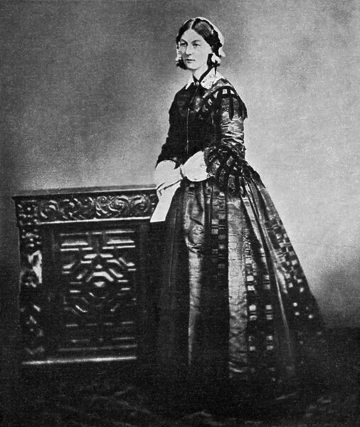 Florence Nightingale, English nurse and hospital reformer, 1855 (1951)
