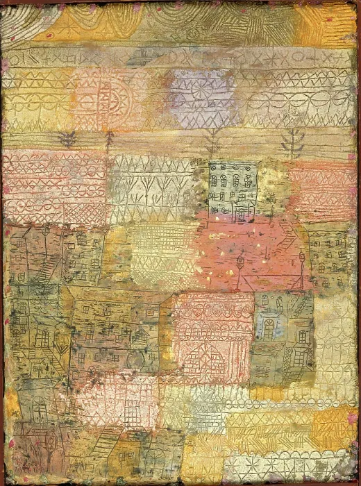 Framed Print : Florentine villa district (Florentinisches Villenviertel), 1926. Creator: Klee, Paul (1879-1940) Framed Print : Florentine villa district (Florentinisches Villenviertel), 1926. Creator: Klee, Paul (1879-1940)