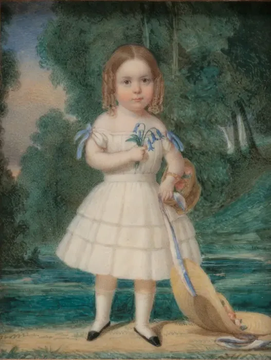 Framed Print : Florine Turner, 1845. Creator: John Carlin Framed Print : Florine Turner, 1845. Creator: John Carlin