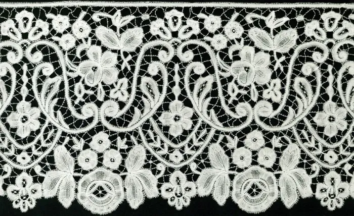 Framed Print : Flounce, Belgium, 1865 / 85. Creator: Unknown Framed Print : Flounce, Belgium, 1865 / 85. Creator: Unknown