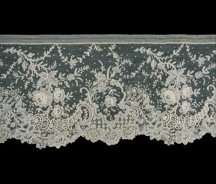 Framed Print : Flounce, Belgium, 1875 / 1900. Creator: Unknown Framed Print : Flounce, Belgium, 1875 / 1900. Creator: Unknown