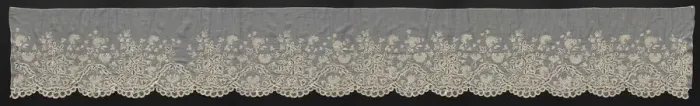 Framed Print : Flounce, early 1800s. Creator: Unknown