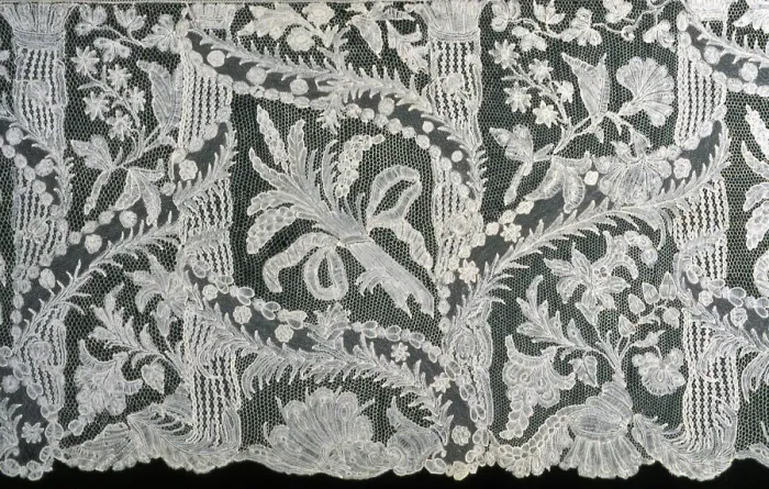 Framed Print : Flounce (Furnishing), Flanders, 1750 / 75. Creator: Unknown Framed Print : Flounce (Furnishing), Flanders, 1750 / 75. Creator: Unknown