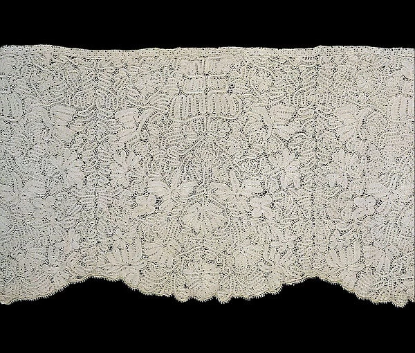 Flounce (Possibly Valance from a Bed), Italy, 1675  /  1750. Creator: Unknown