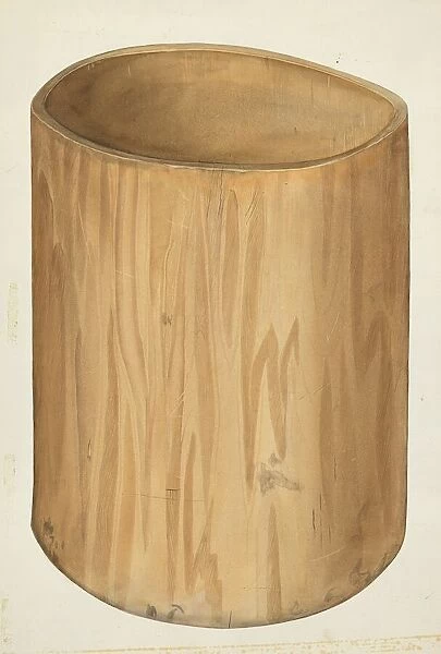 Flour Barrel, 1935  /  1942. Creator: Wilbur M Rice