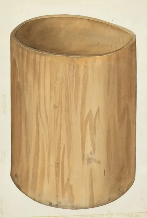 Framed Print : Flour Barrel, 1935 / 1942. Creator: Wilbur M Rice Framed Print : Flour Barrel, 1935 / 1942. Creator: Wilbur M Rice