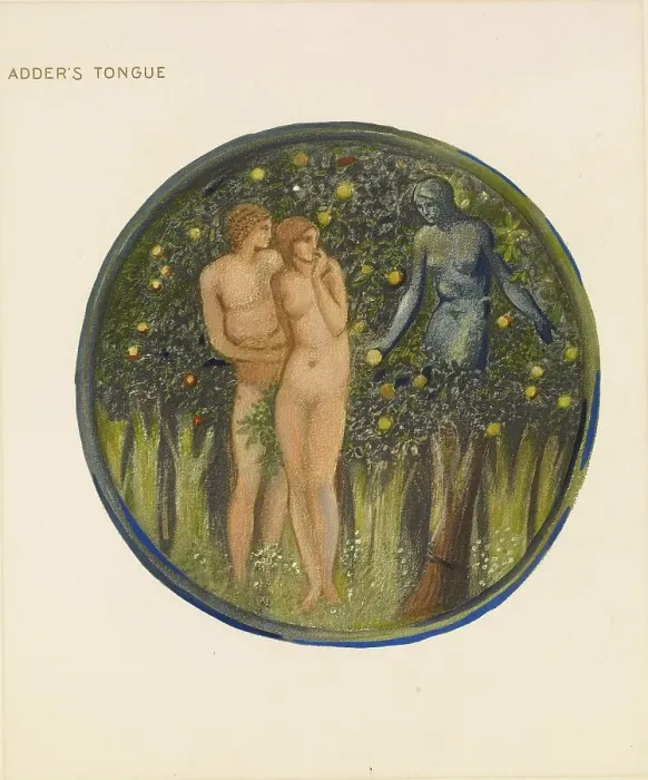 Framed Print : The Flower Book - Adder's Tongue, 1905. Creator: Sir Edward Coley Burne-Jones Framed Print : The Flower Book - Adder's Tongue, 1905. Creator: Sir Edward Coley Burne-Jones