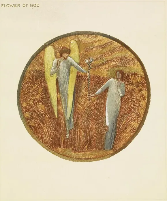 Framed Print : The Flower Book - Flower of God, 1905. Creator: Sir Edward Coley Burne-Jones Framed Print : The Flower Book - Flower of God, 1905. Creator: Sir Edward Coley Burne-Jones