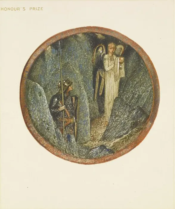 Framed Print : The Flower Book - Honour's Prize, 1905. Creator: Sir Edward Coley Burne-Jones Framed Print : The Flower Book - Honour's Prize, 1905. Creator: Sir Edward Coley Burne-Jones
