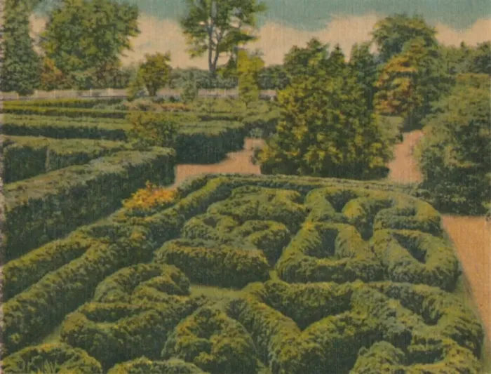 Framed Print : The Flower Garden, general view, 1946 Framed Print : The Flower Garden, general view, 1946