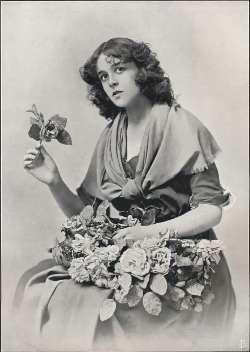 Framed Print : The Flower Girl, c1903. Artist: Karl Anton Framed Print : The Flower Girl, c1903. Artist: Karl Anton
