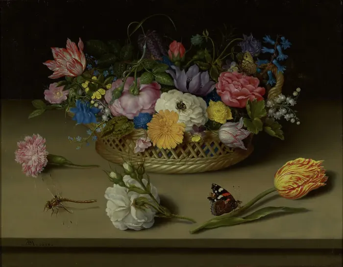 Framed Print : Flower Still Life, 1614. Creator: Ambrosius Bosschaert the Elder Framed Print : Flower Still Life, 1614. Creator: Ambrosius Bosschaert the Elder