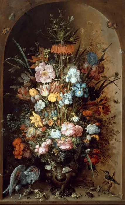 Framed Print : Flower Still Life with Crown Imperial, 1624. Artist: Savery, Roelant (1576-1639) Framed Print : Flower Still Life with Crown Imperial, 1624. Artist: Savery, Roelant (1576-1639)