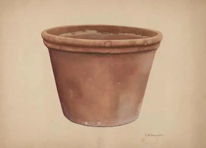 Framed Print : Flower Urn, 1935  /  1942. Creator: Clarence W Dawson