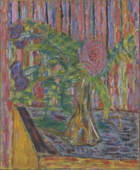Framed Print : Flower Vase, 1938. Creator: Pierre Bonnard Framed Print : Flower Vase, 1938. Creator: Pierre Bonnard