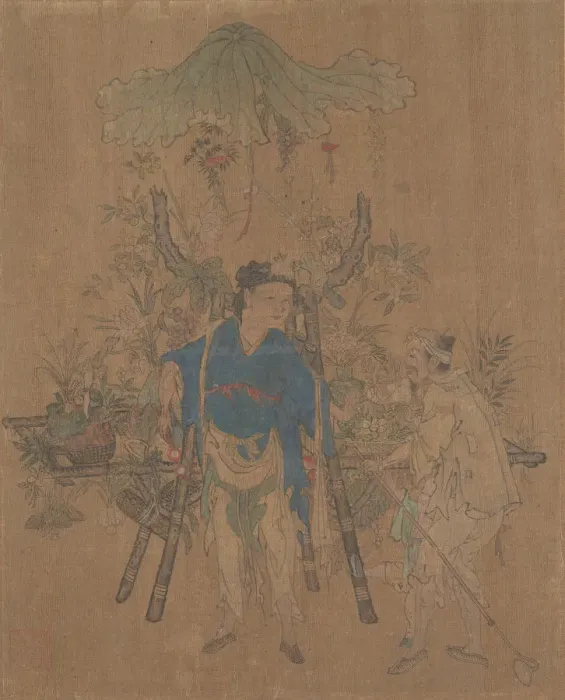 Framed Print : Flower Vendor. Creator: Unknown Framed Print : Flower Vendor. Creator: Unknown