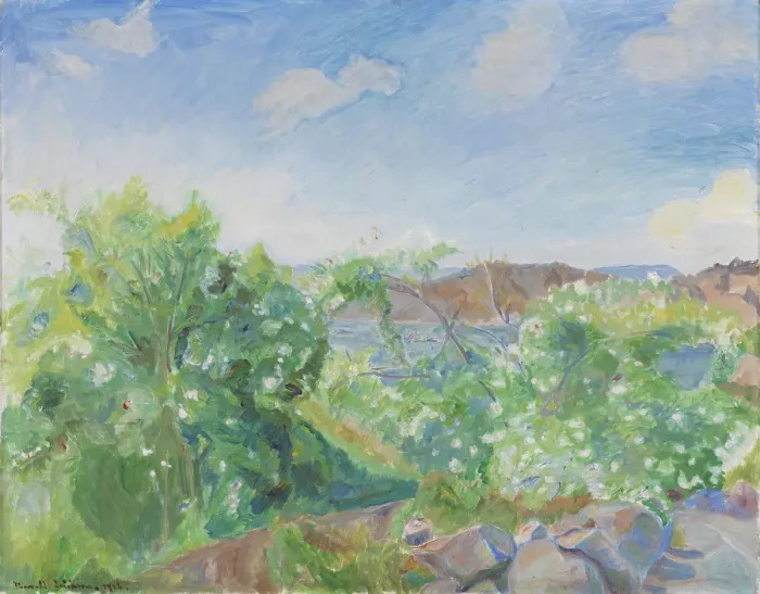 Framed Print : Flowering Dog Roses, 1926. Creator: Thorvald Erichsen Framed Print : Flowering Dog Roses, 1926. Creator: Thorvald Erichsen