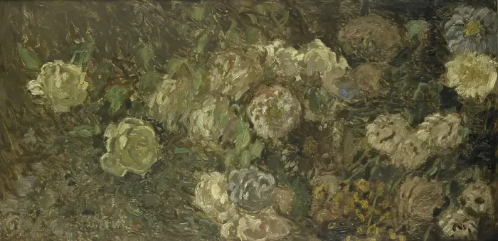 Framed Print : Flowers, 1860-1912. Creator: Claude Monet