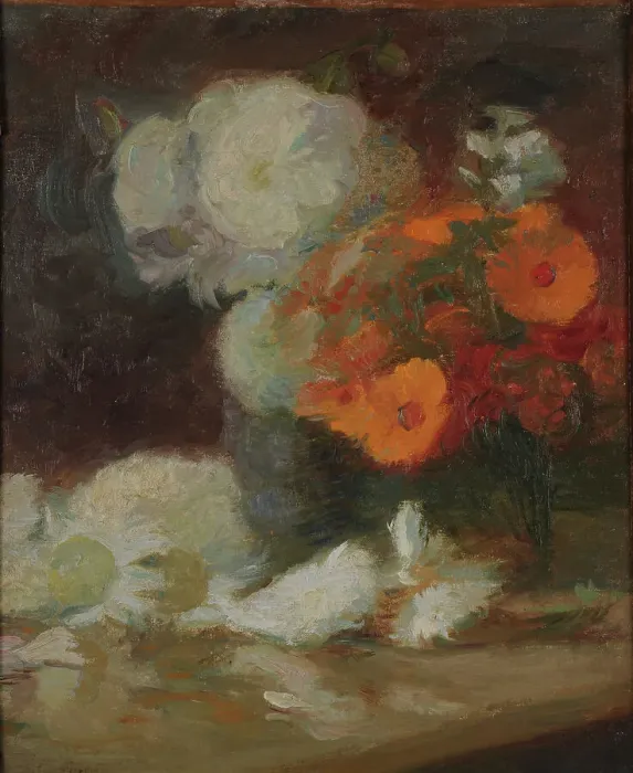 Framed Print : Flowers, 1892. Creator: Dulac, Charles-Marie (1865-1898) Framed Print : Flowers, 1892. Creator: Dulac, Charles-Marie (1865-1898)