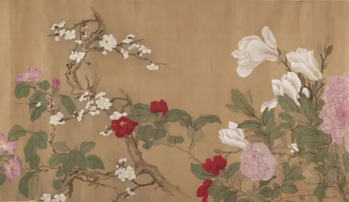 Framed Print : One Hundred Flowers, 18th century. Creator: Unknown Framed Print : One Hundred Flowers, 18th century. Creator: Unknown