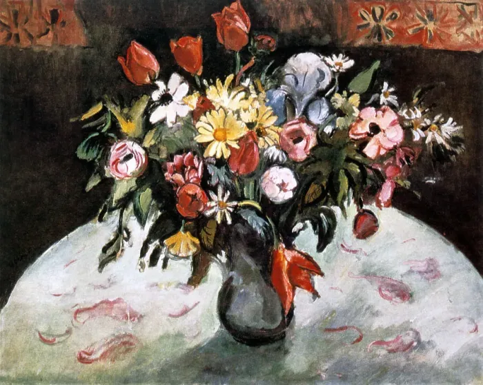 Framed Print : Flowers, 1910. Artist: Othon Friesz Framed Print : Flowers, 1910. Artist: Othon Friesz