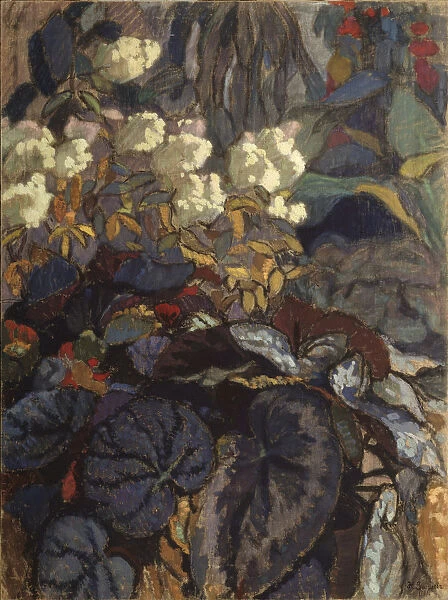 Flowers, 1911. Artist: Zaytsev, Nikolai Semyonovich (1885-1938)