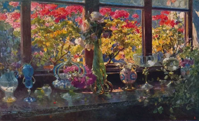 Framed Print : My Flowers, c1913. Artist: Paolo Sala Framed Print : My Flowers, c1913. Artist: Paolo Sala