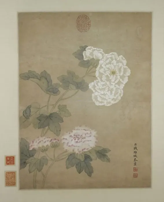Framed Print : Flowers. Creator: Qian Weicheng Framed Print : Flowers. Creator: Qian Weicheng