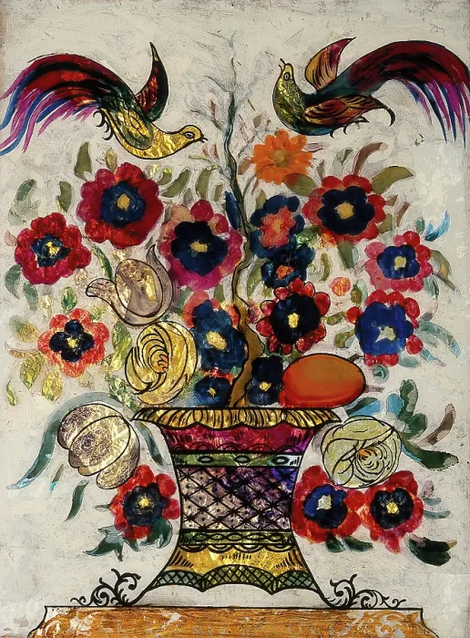 Framed Print : Flowers. Creator: Unknown Framed Print : Flowers. Creator: Unknown