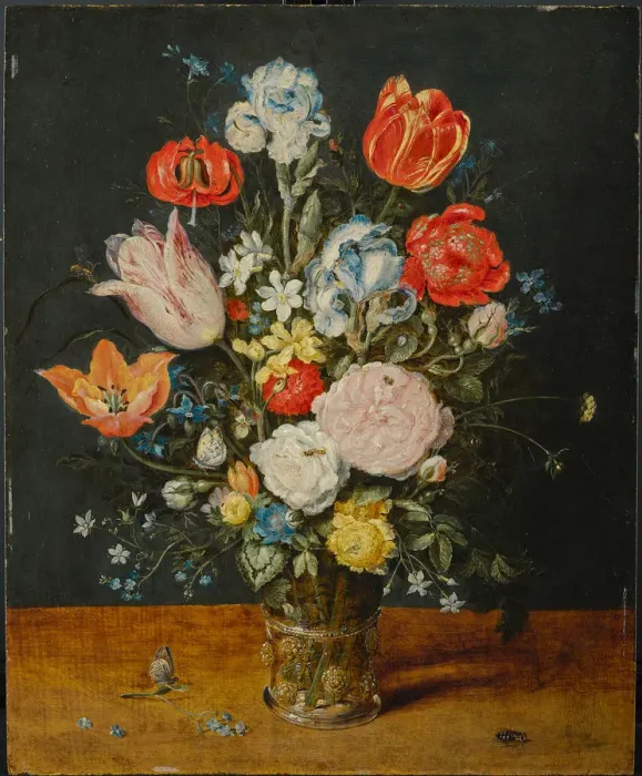 Framed Print : Flowers in a Glass Beaker, after 1608. Artist: Brueghel, Jan, the Elder (1568-1625) Framed Print : Flowers in a Glass Beaker, after 1608. Artist: Brueghel, Jan, the Elder (1568-1625)