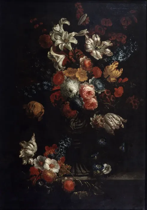 Framed Print : Flowers, late 17th or 18th century. Artist: Jan Baptist Bosschaert Framed Print : Flowers, late 17th or 18th century. Artist: Jan Baptist Bosschaert