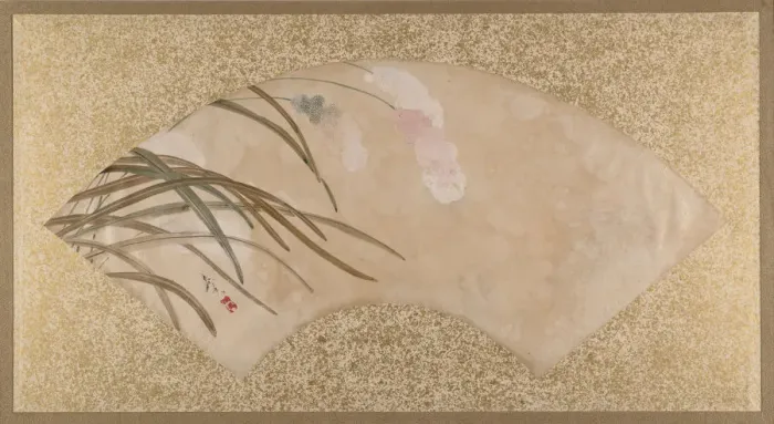 Framed Print : Flowers and Leaves, late 19th century. Creator: Shibata Zeshin Framed Print : Flowers and Leaves, late 19th century. Creator: Shibata Zeshin